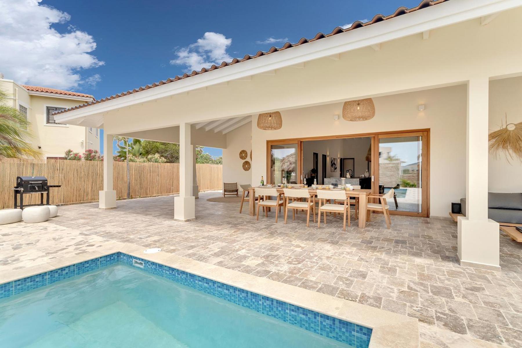 Casa Madera With Large Garden And Private Pool Villa Playa Buitenkant foto
